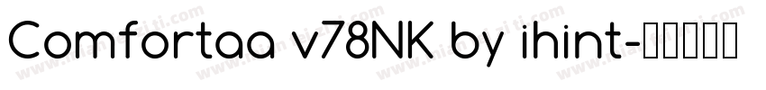 Comfortaa v78NK by ihint字体转换